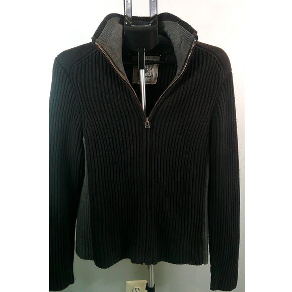 Guess Jeans Men's Knitted, Zip up Sweater Medium Y2k - Picture 1 of 9